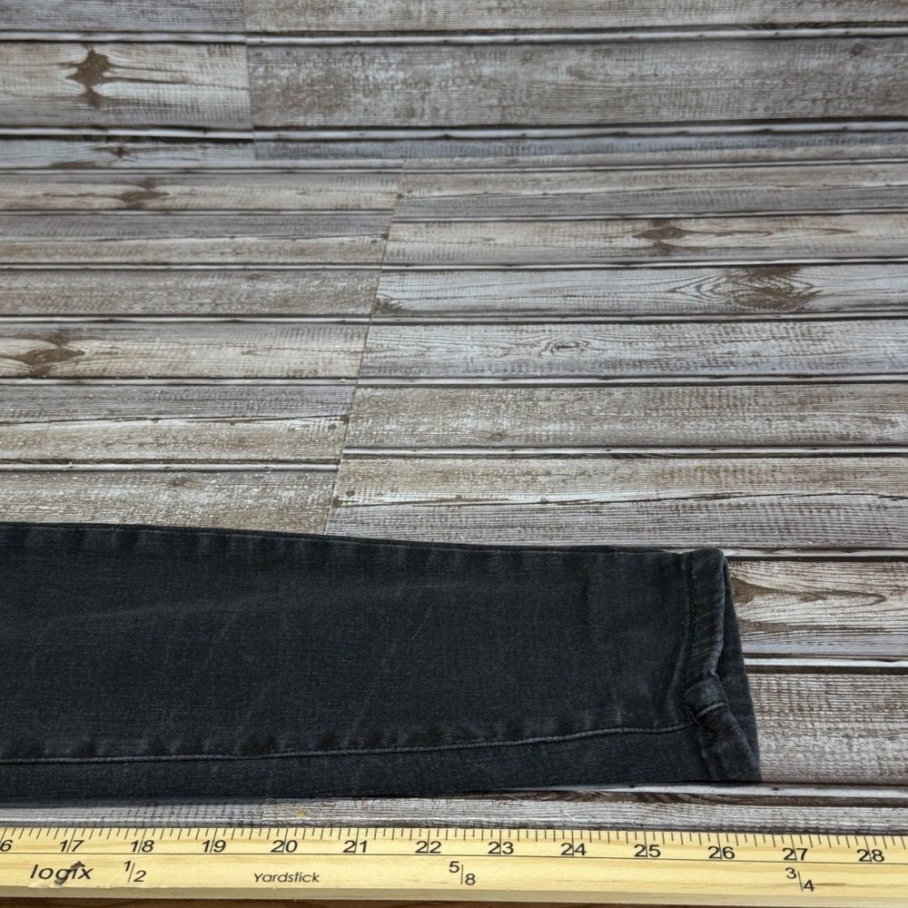 Pilcro High-Rise Denim Legging Womens Size 29 Black Skinny Jeans Anthropologie - Picture 7 of 9